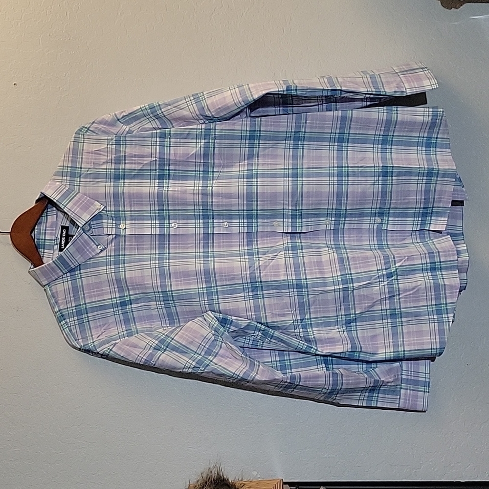 LANDS END XXL Traditional Fit Long Sleve Button Down Shirt